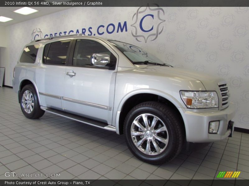 Silver Indulgence / Graphite 2010 Infiniti QX 56 4WD