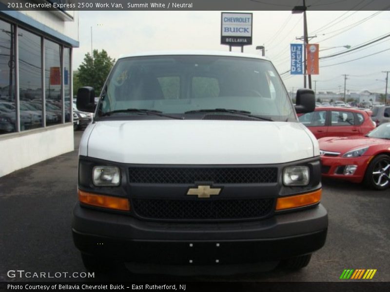 Summit White / Neutral 2011 Chevrolet Express 2500 Work Van