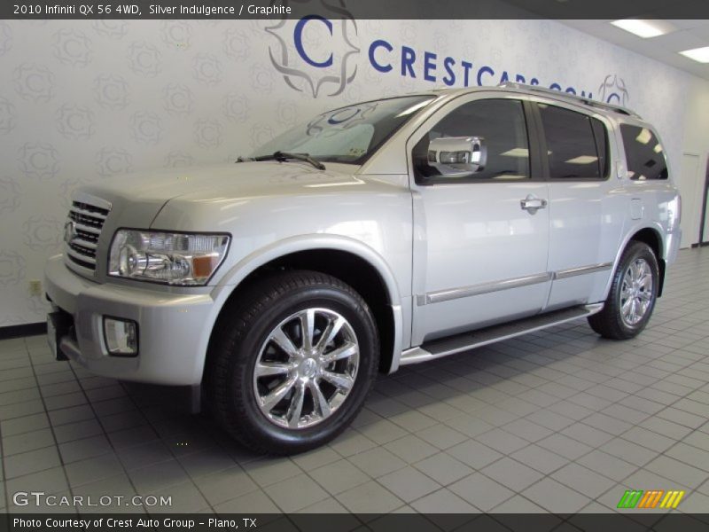 Silver Indulgence / Graphite 2010 Infiniti QX 56 4WD