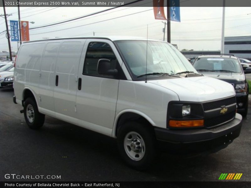 Summit White / Neutral 2011 Chevrolet Express 2500 Work Van
