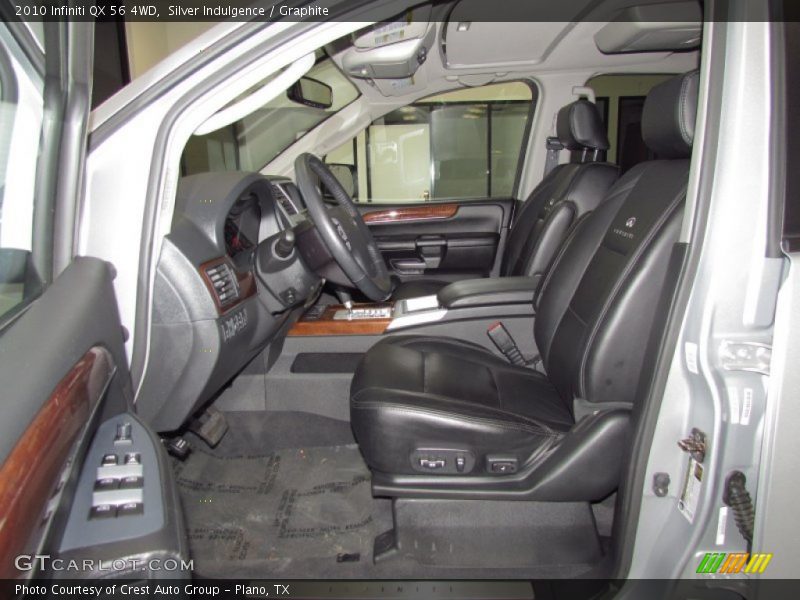 Silver Indulgence / Graphite 2010 Infiniti QX 56 4WD