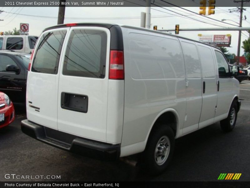Summit White / Neutral 2011 Chevrolet Express 2500 Work Van