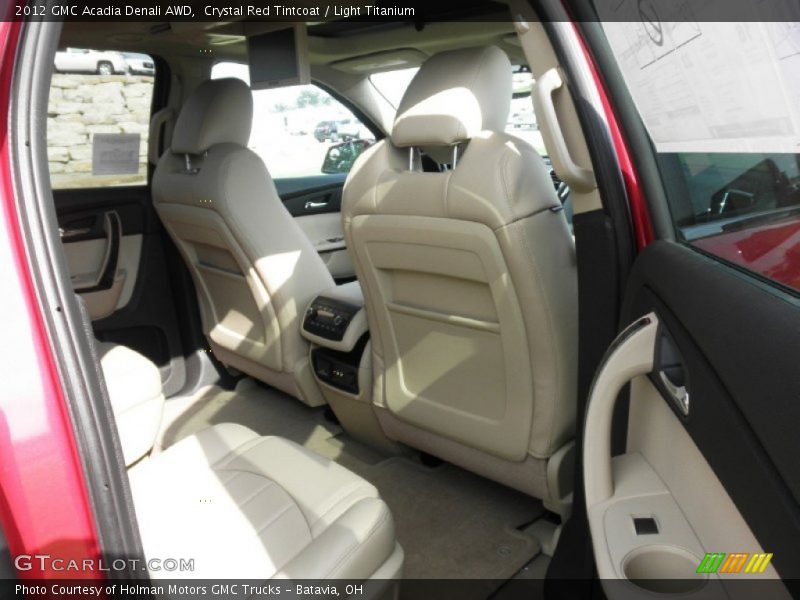 Crystal Red Tintcoat / Light Titanium 2012 GMC Acadia Denali AWD