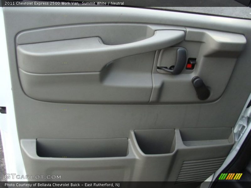 Summit White / Neutral 2011 Chevrolet Express 2500 Work Van