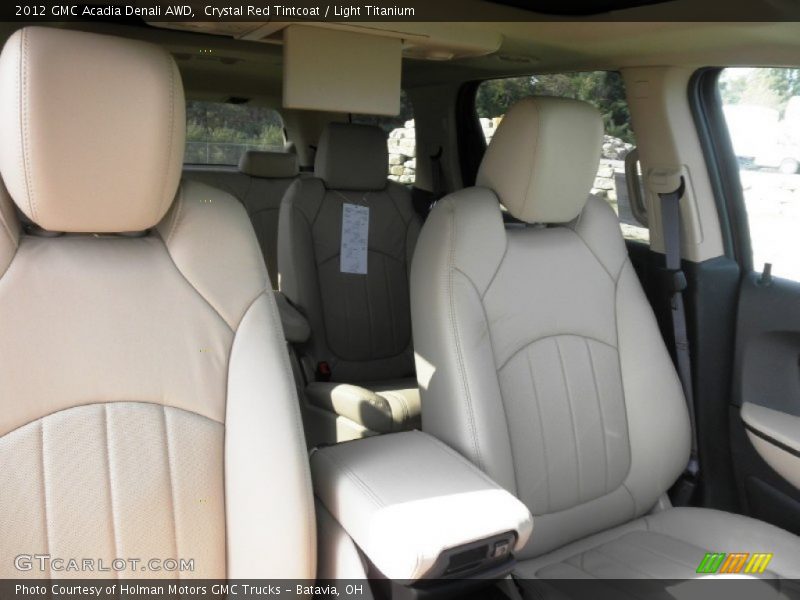 Crystal Red Tintcoat / Light Titanium 2012 GMC Acadia Denali AWD