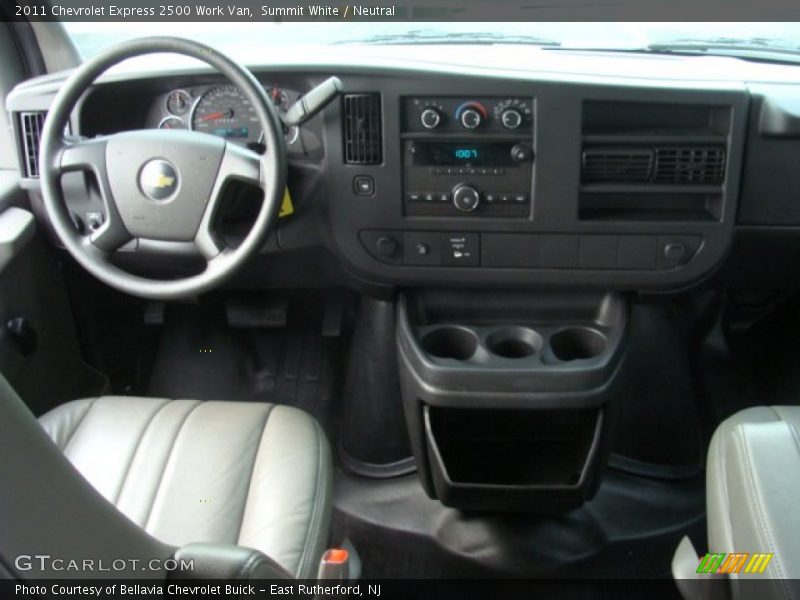 Dashboard of 2011 Express 2500 Work Van