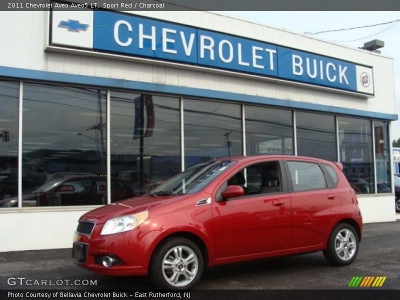 Sport Red / Charcoal 2011 Chevrolet Aveo Aveo5 LT