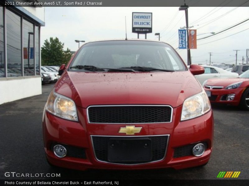 Sport Red / Charcoal 2011 Chevrolet Aveo Aveo5 LT