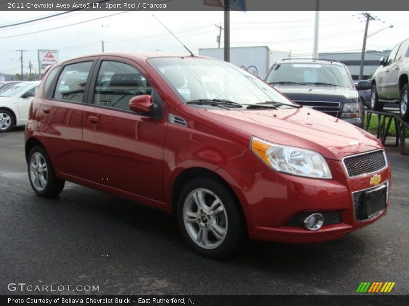 Sport Red / Charcoal 2011 Chevrolet Aveo Aveo5 LT