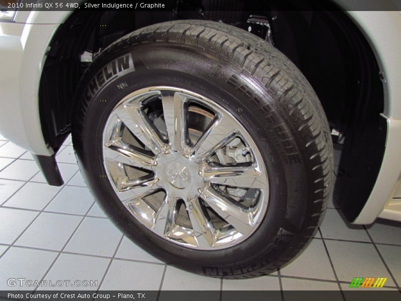 Silver Indulgence / Graphite 2010 Infiniti QX 56 4WD