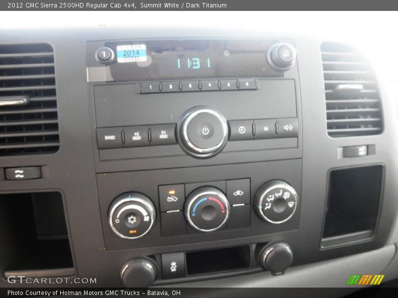 Summit White / Dark Titanium 2012 GMC Sierra 2500HD Regular Cab 4x4