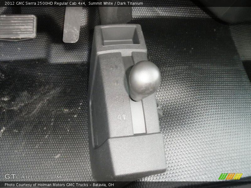 Summit White / Dark Titanium 2012 GMC Sierra 2500HD Regular Cab 4x4