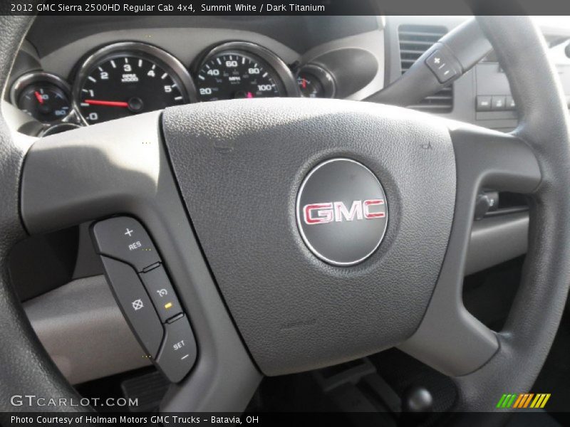 2012 Sierra 2500HD Regular Cab 4x4 Steering Wheel