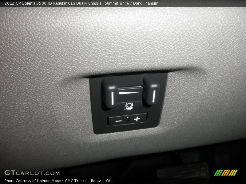 Summit White / Dark Titanium 2012 GMC Sierra 3500HD Regular Cab Dually Chassis