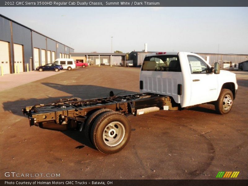  2012 Sierra 3500HD Regular Cab Dually Chassis Summit White