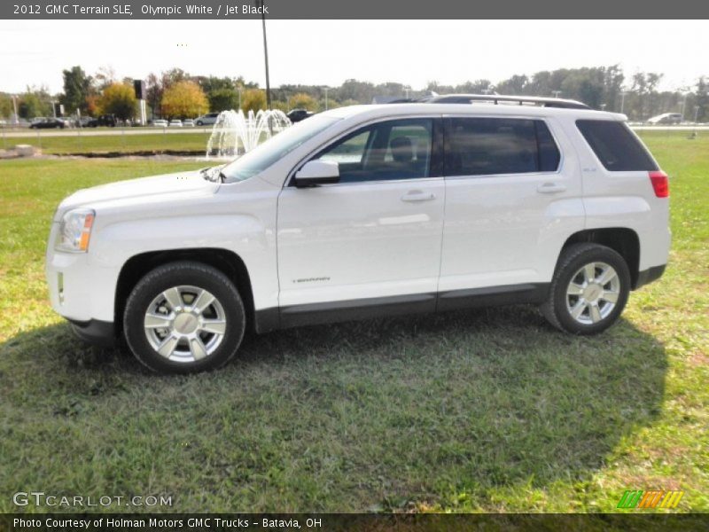 Olympic White / Jet Black 2012 GMC Terrain SLE