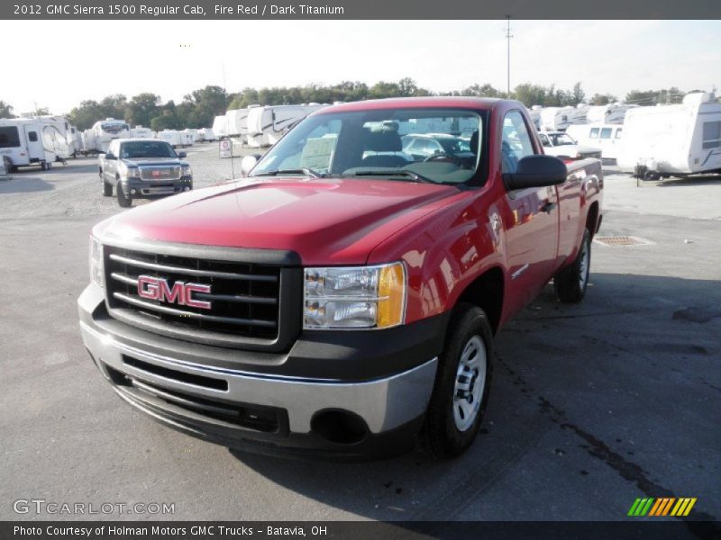 Fire Red / Dark Titanium 2012 GMC Sierra 1500 Regular Cab