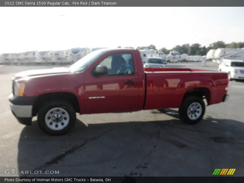 Fire Red / Dark Titanium 2012 GMC Sierra 1500 Regular Cab