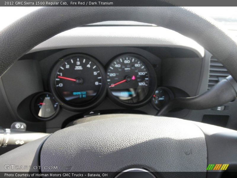 Fire Red / Dark Titanium 2012 GMC Sierra 1500 Regular Cab