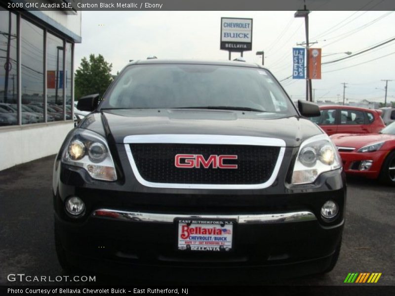 Carbon Black Metallic / Ebony 2008 GMC Acadia SLE