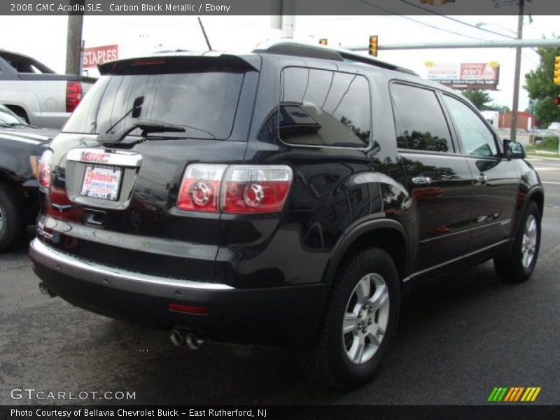 Carbon Black Metallic / Ebony 2008 GMC Acadia SLE