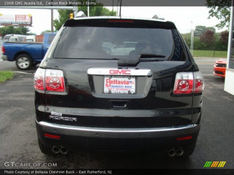 Carbon Black Metallic / Ebony 2008 GMC Acadia SLE