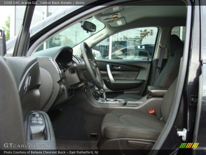 Carbon Black Metallic / Ebony 2008 GMC Acadia SLE