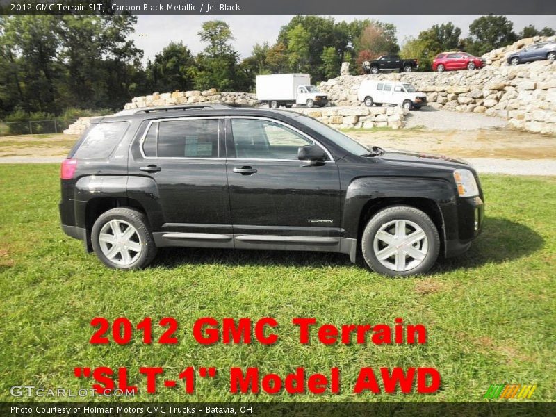 Carbon Black Metallic / Jet Black 2012 GMC Terrain SLT
