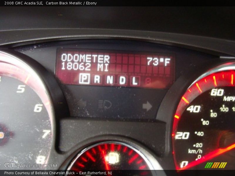 Carbon Black Metallic / Ebony 2008 GMC Acadia SLE