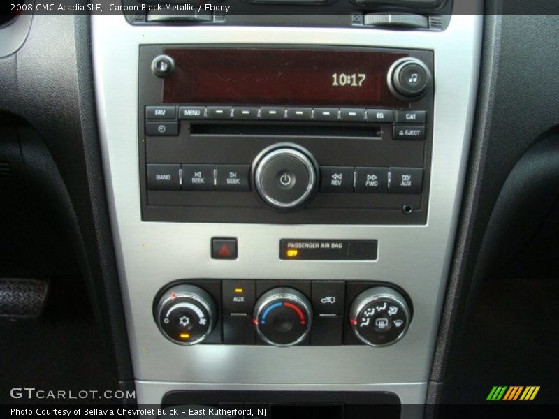 Carbon Black Metallic / Ebony 2008 GMC Acadia SLE