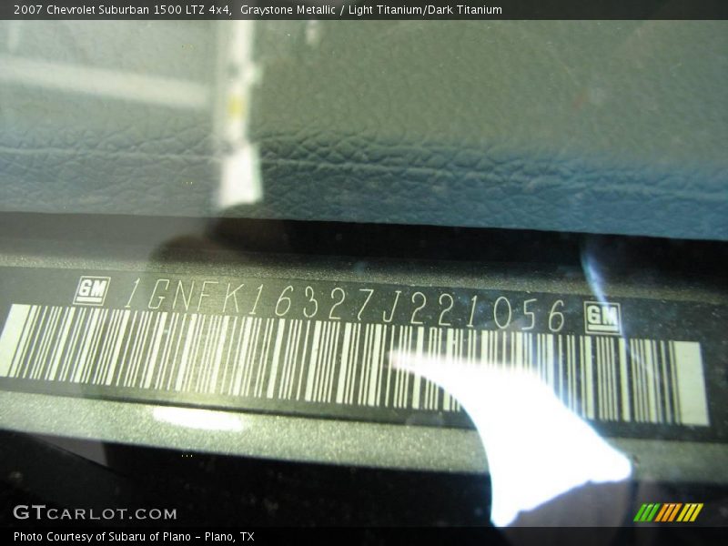 Graystone Metallic / Light Titanium/Dark Titanium 2007 Chevrolet Suburban 1500 LTZ 4x4