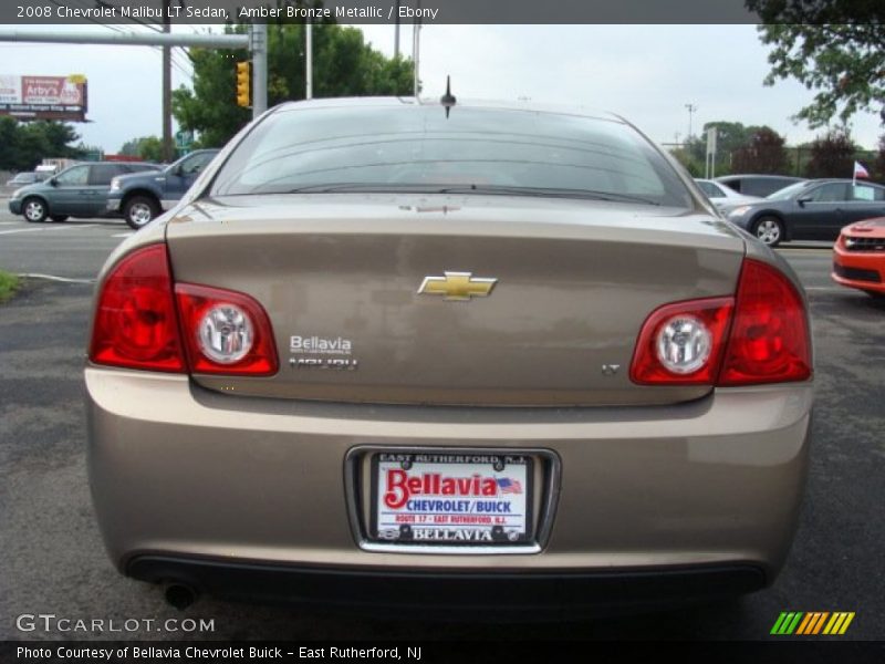 Amber Bronze Metallic / Ebony 2008 Chevrolet Malibu LT Sedan