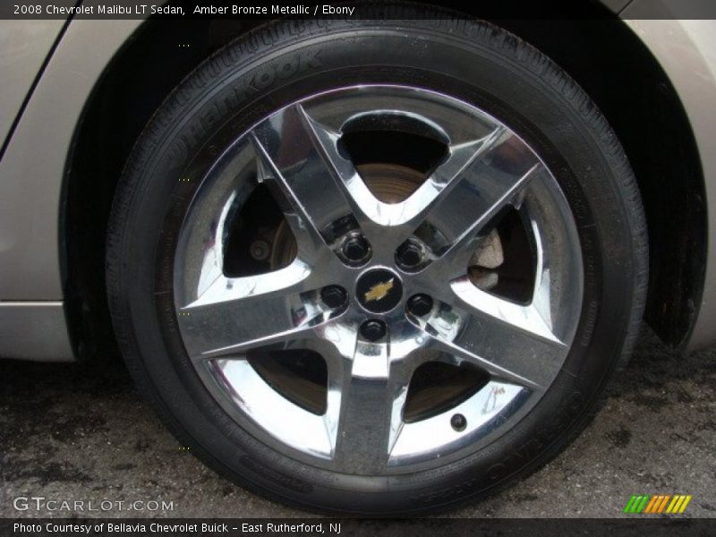 Amber Bronze Metallic / Ebony 2008 Chevrolet Malibu LT Sedan