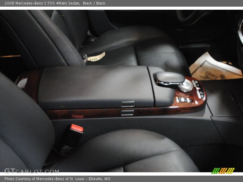 Black / Black 2008 Mercedes-Benz S 550 4Matic Sedan