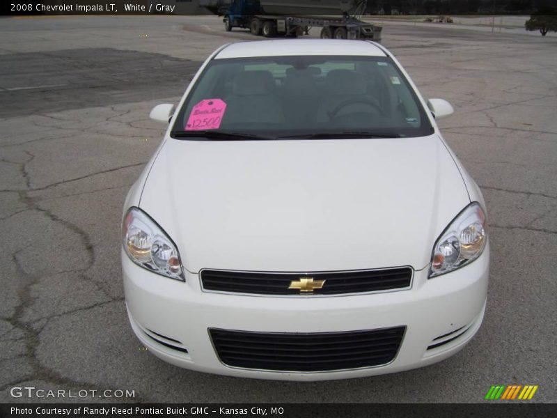 White / Gray 2008 Chevrolet Impala LT