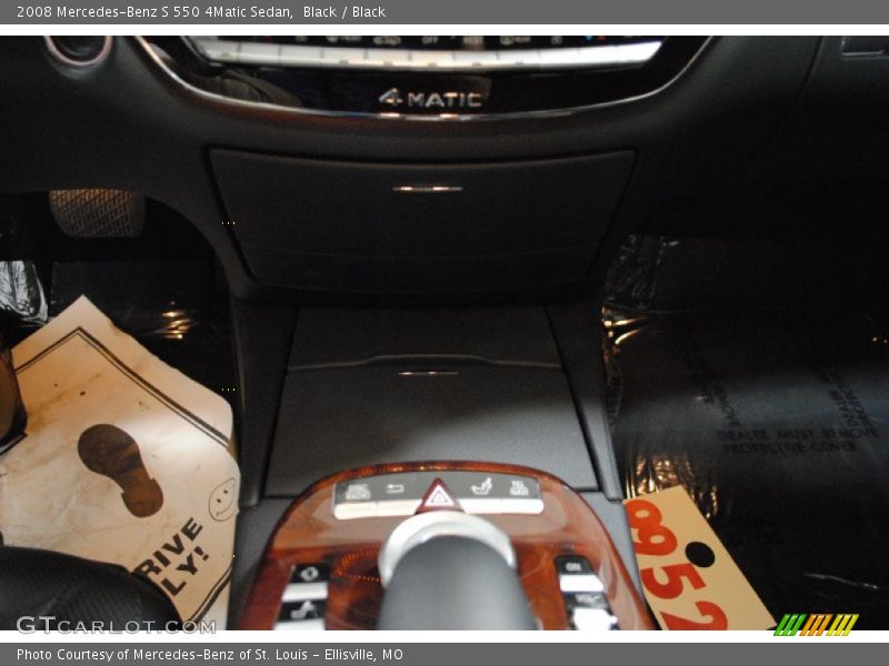 Black / Black 2008 Mercedes-Benz S 550 4Matic Sedan