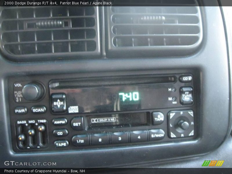 Patriot Blue Pearl / Agate Black 2000 Dodge Durango R/T 4x4