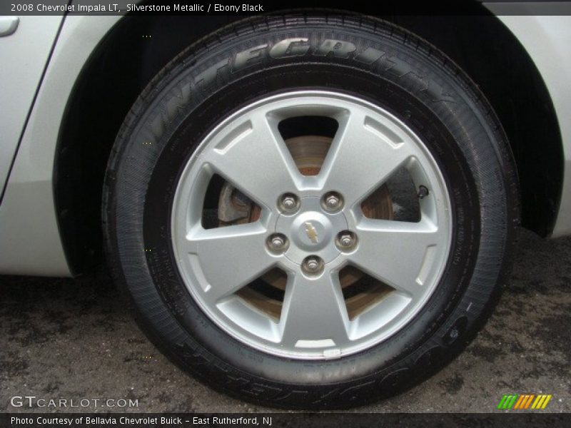 Silverstone Metallic / Ebony Black 2008 Chevrolet Impala LT