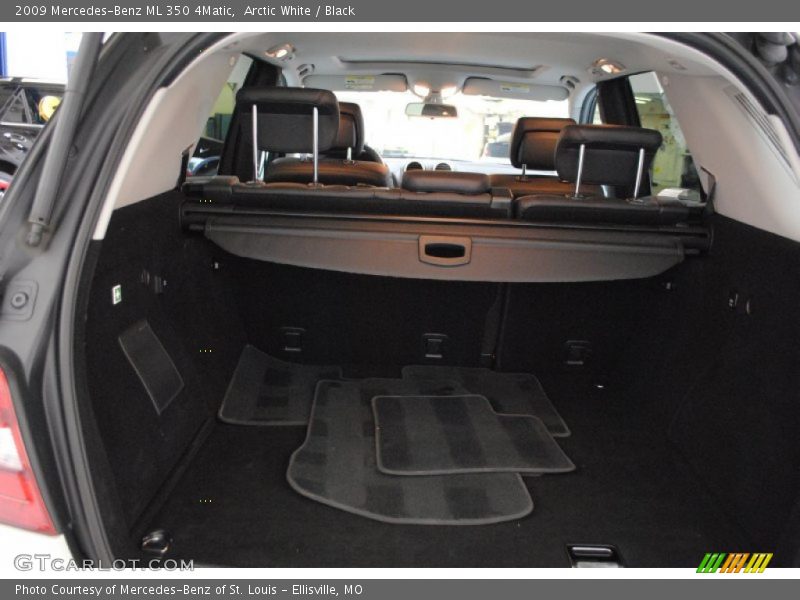 Arctic White / Black 2009 Mercedes-Benz ML 350 4Matic