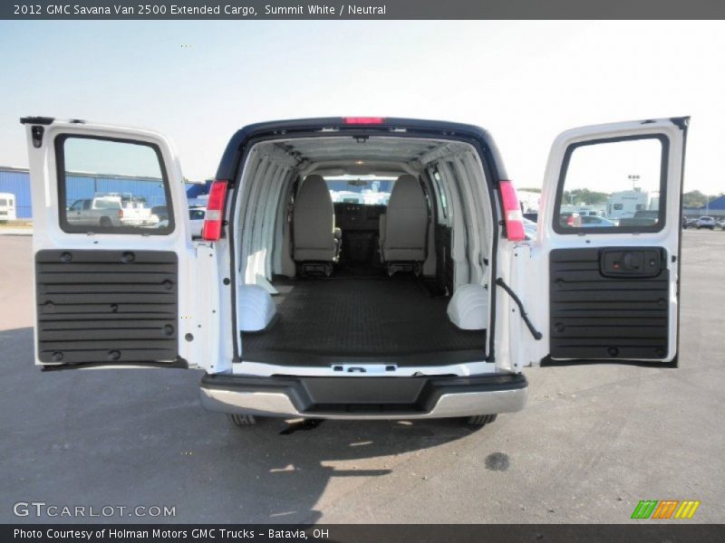 Summit White / Neutral 2012 GMC Savana Van 2500 Extended Cargo