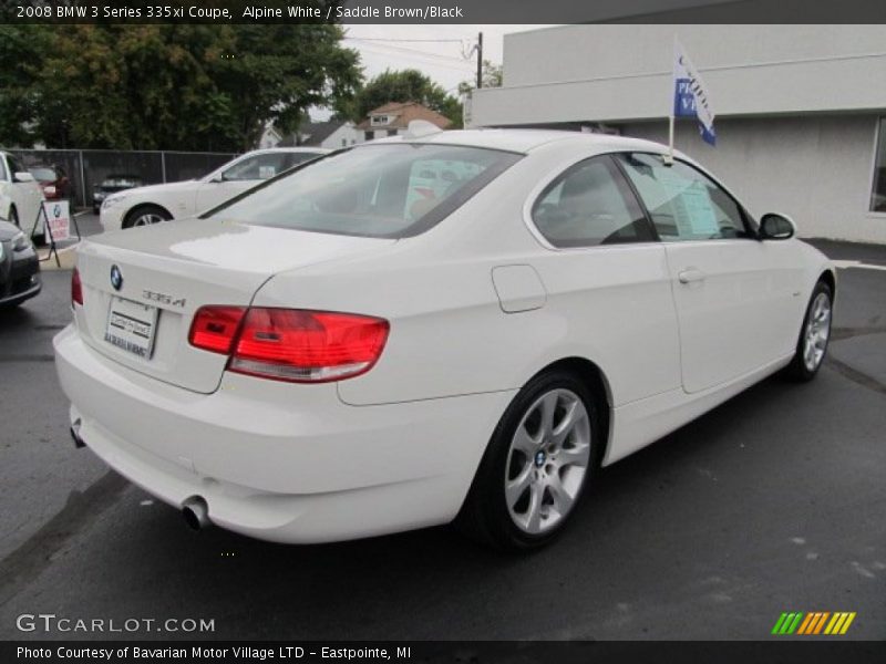Alpine White / Saddle Brown/Black 2008 BMW 3 Series 335xi Coupe