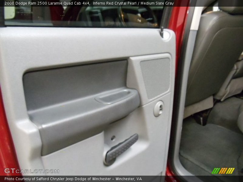 Inferno Red Crystal Pearl / Medium Slate Gray 2008 Dodge Ram 2500 Laramie Quad Cab 4x4