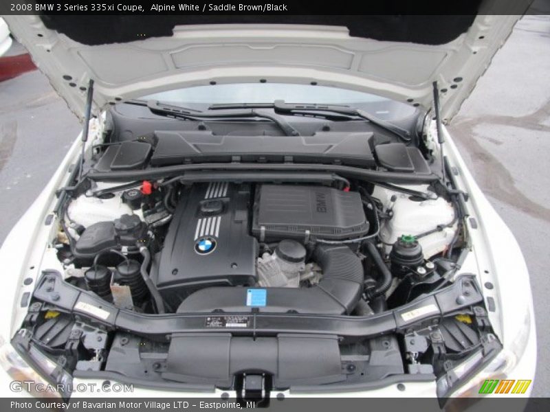 Alpine White / Saddle Brown/Black 2008 BMW 3 Series 335xi Coupe