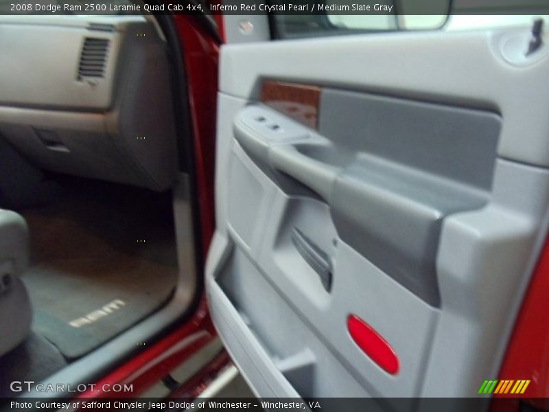 Inferno Red Crystal Pearl / Medium Slate Gray 2008 Dodge Ram 2500 Laramie Quad Cab 4x4