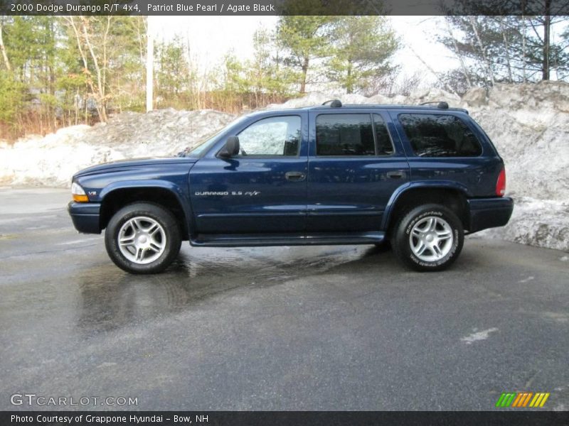 Patriot Blue Pearl / Agate Black 2000 Dodge Durango R/T 4x4