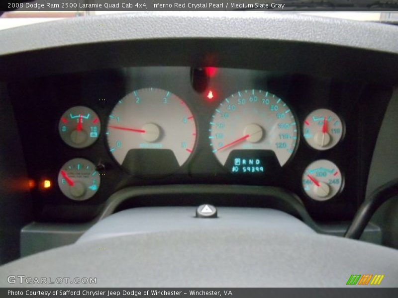  2008 Ram 2500 Laramie Quad Cab 4x4 Laramie Quad Cab 4x4 Gauges