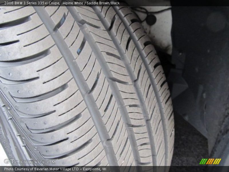 Alpine White / Saddle Brown/Black 2008 BMW 3 Series 335xi Coupe