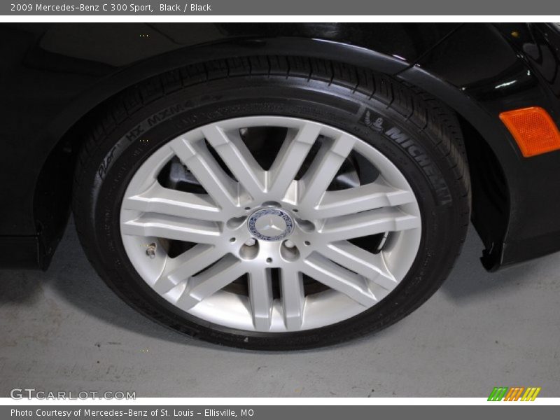 Black / Black 2009 Mercedes-Benz C 300 Sport