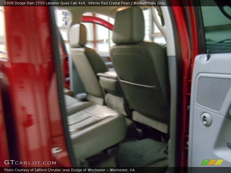 Inferno Red Crystal Pearl / Medium Slate Gray 2008 Dodge Ram 2500 Laramie Quad Cab 4x4