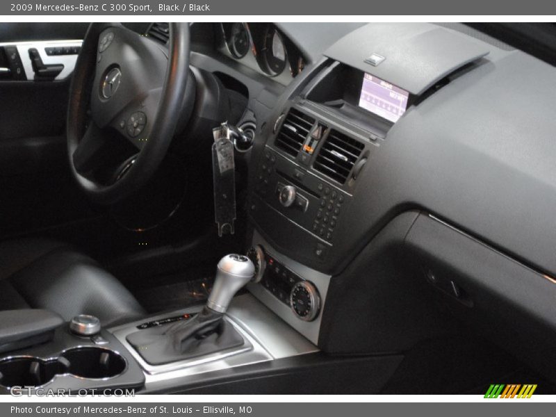 Black / Black 2009 Mercedes-Benz C 300 Sport
